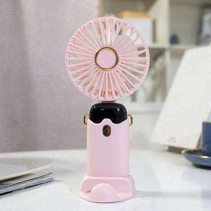 Ventilateur Portable Rechargeable avec Brumisateur Intégré pour Femme 6