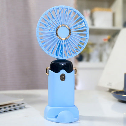 Ventilateur Portable Rechargeable avec Brumisateur Intégré pour Femme 8