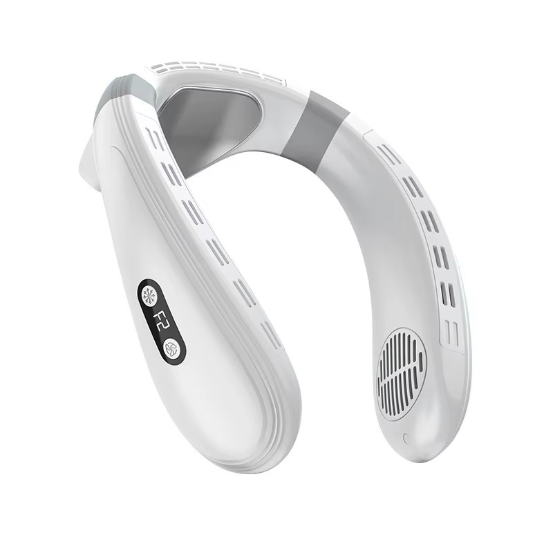 Ventilateur Portable Rechargeable pour le Cou avec Système d'Air Froid Turbo 2