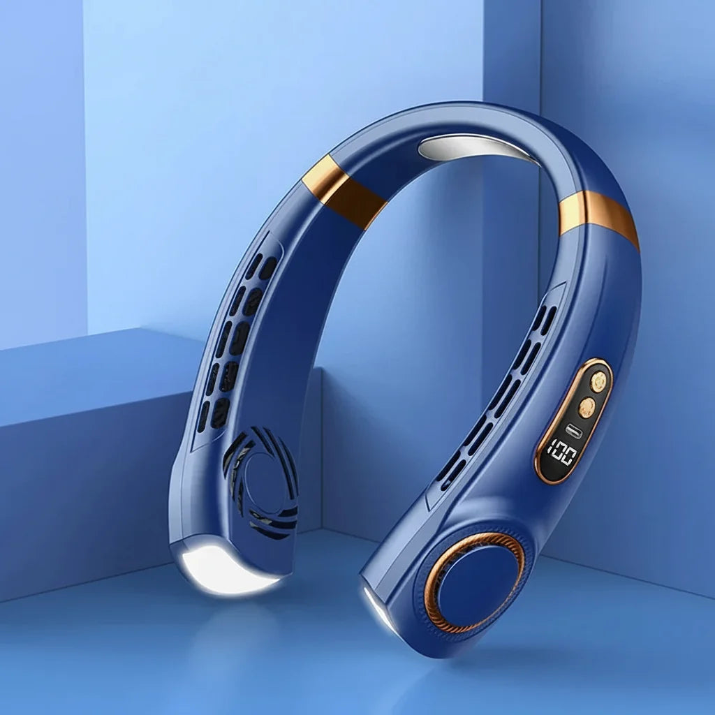 Ventilateur Portable Suspendu au Cou Sans Lame avec Affichage Numérique 9