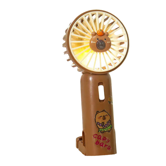 Ventilateur Portable Unisexe USB avec Clip et Lumière LED Intégrée - Foivo