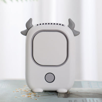 Ventilateur USB Portable Unisexe Design Vache Compact 0