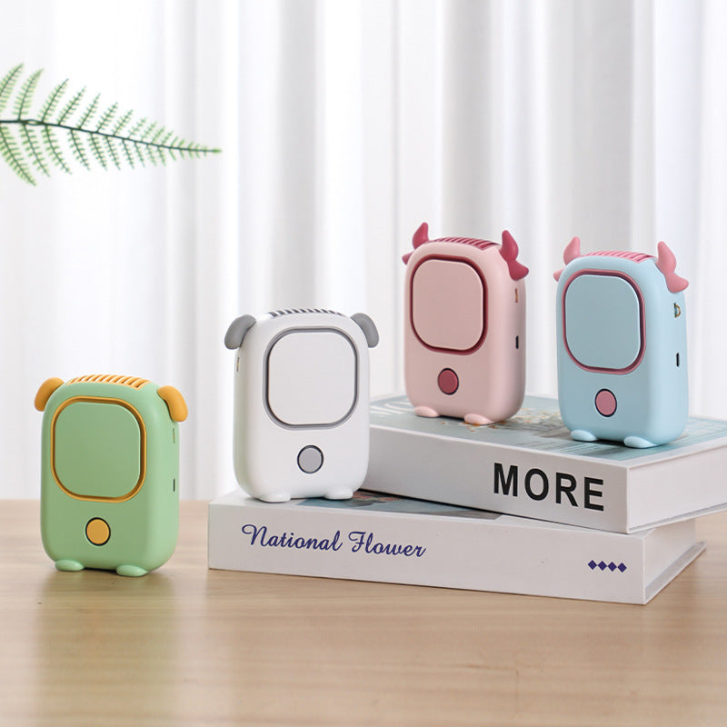 Ventilateur USB Portable Unisexe Design Vache Compact 1