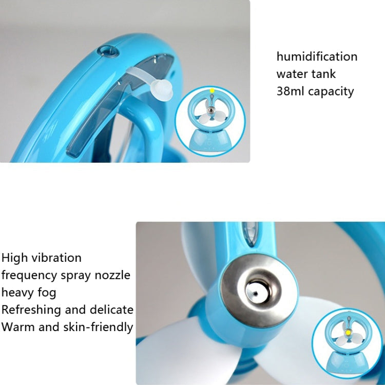 Ventilateur USB Rechargeable Silencieux pour Bureau 5