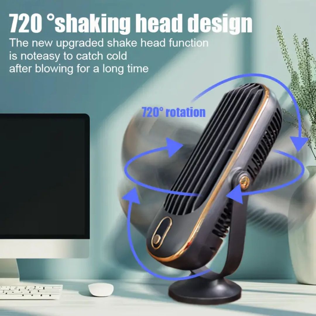 Ventilateur de Bureau Compact USB Silencieux pour Espace de Travail 3