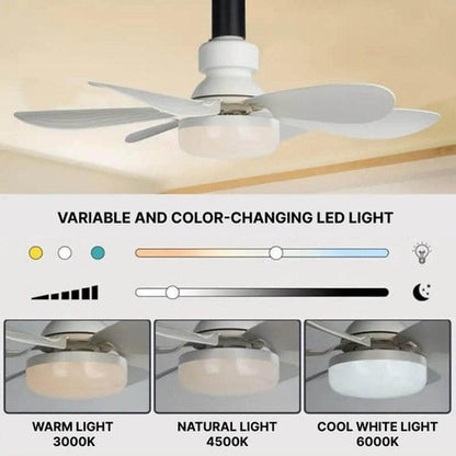 Ventilateur de Plafond avec Éclairage LED et Télécommande 4