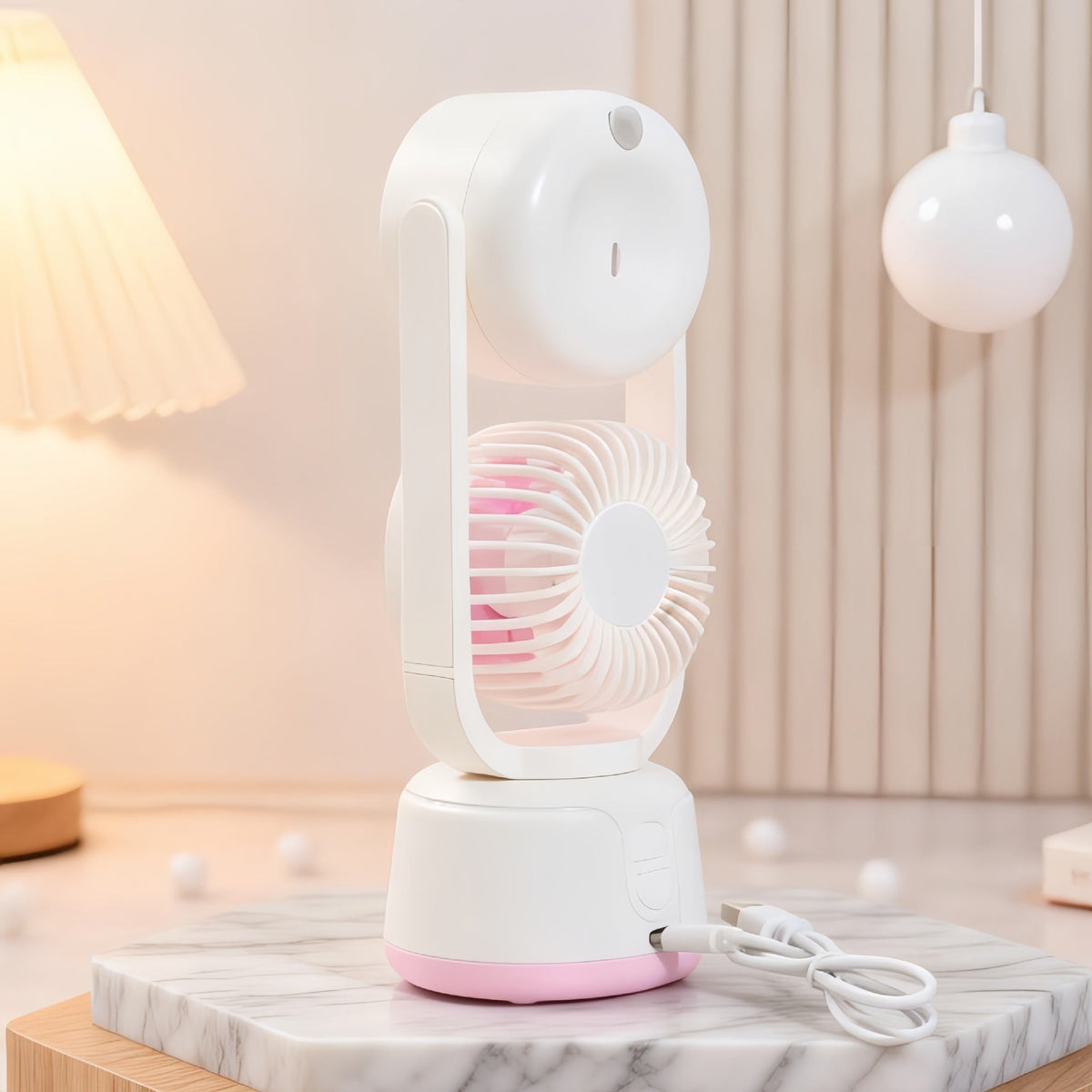 Ventilateur de Table Multifonction avec Brumisation 2