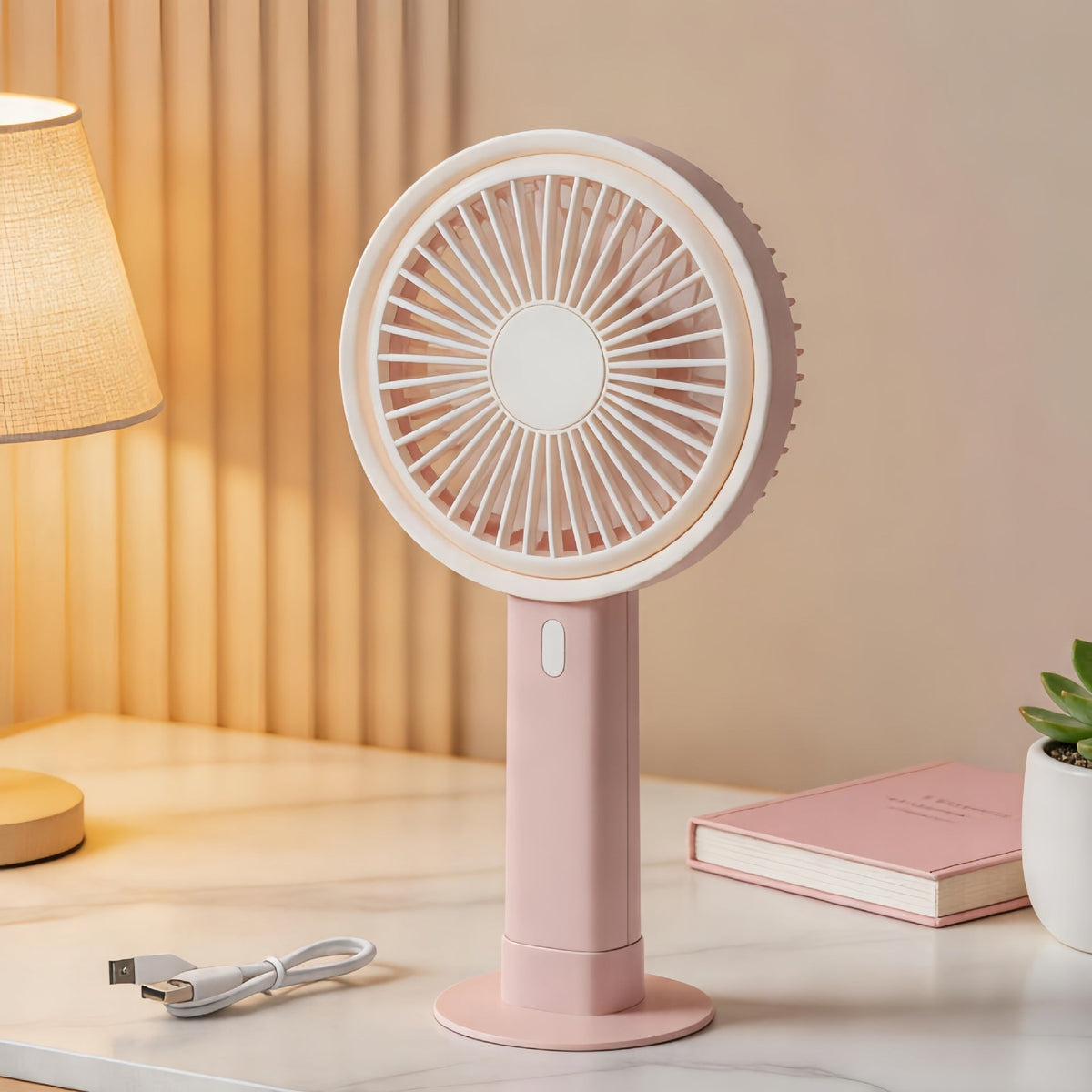 Ventilateur de Table Portable avec Chargement USB 6