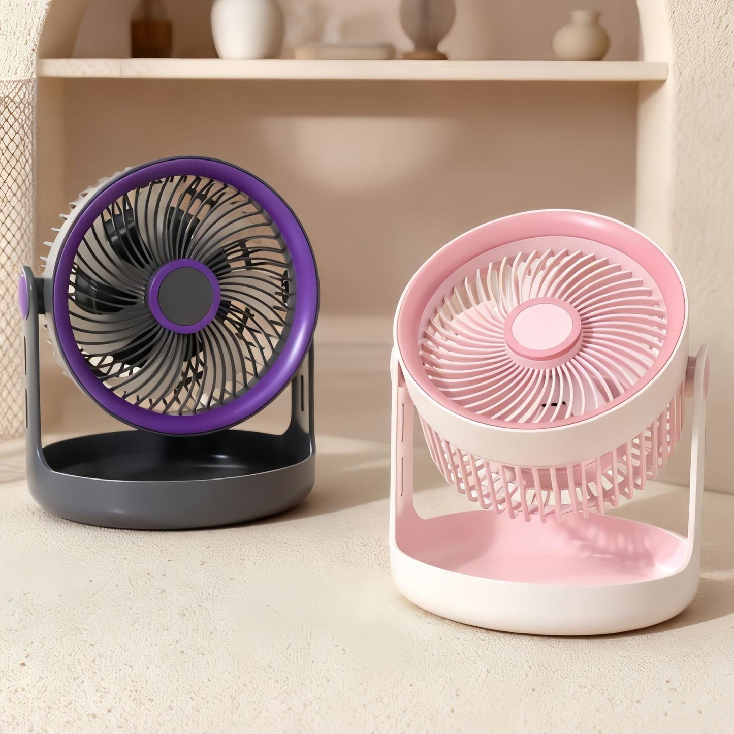 Ventilateur de Table Réglable pour Femme 3