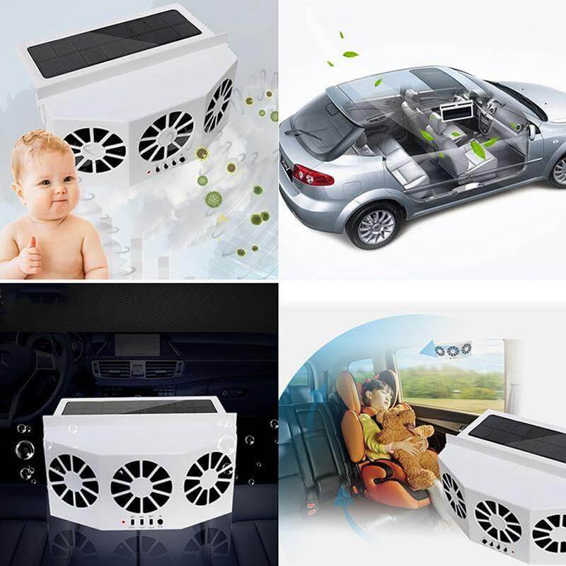 Ventilateur de voiture Solaire CoolDrive 2