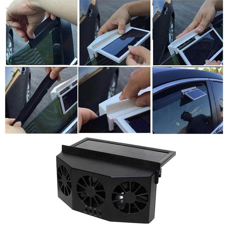 Ventilateur de voiture Solaire CoolDrive 3