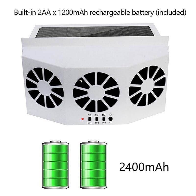 Ventilateur de voiture Solaire CoolDrive 5