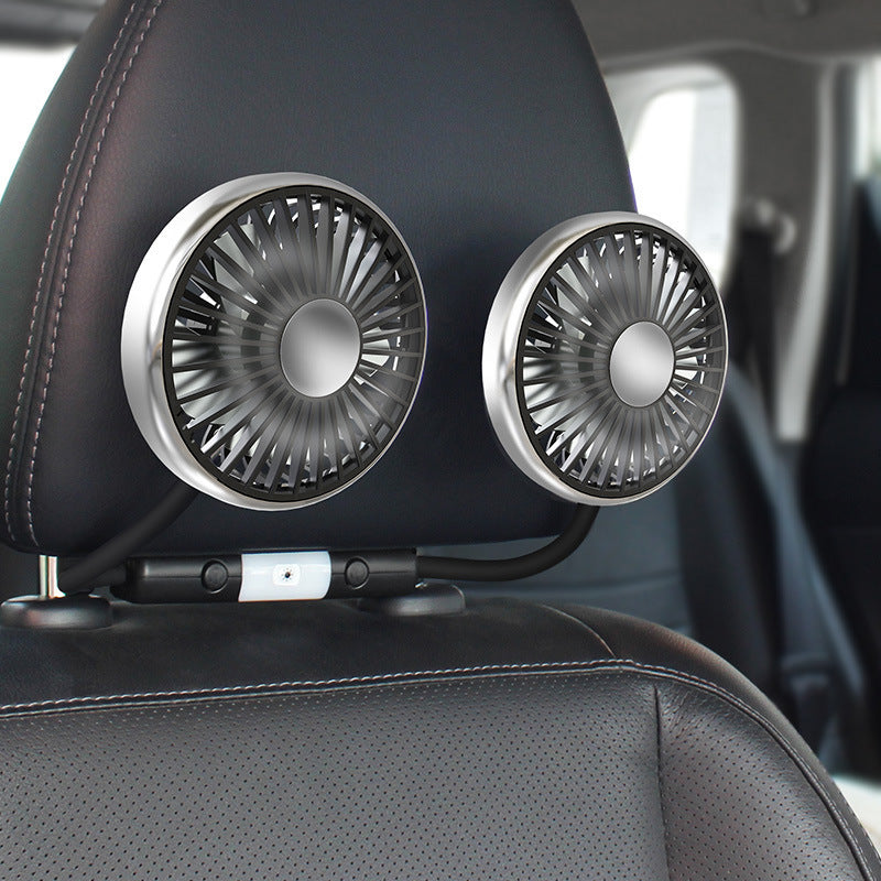 Ventilateur de voiture flexible avec support ajustable pour confort optimal 8