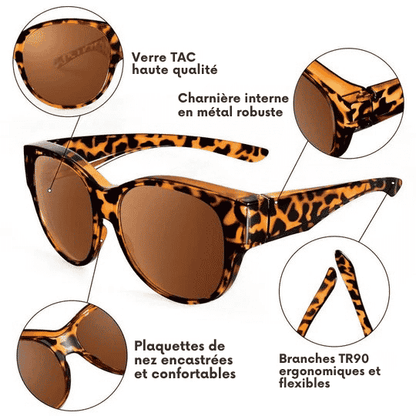 Lunettes Polarisées Unisexe Protection UV380 Confort Ergonomique