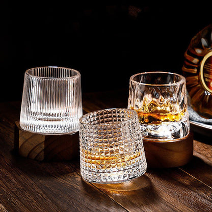 Verres à Whisky Rotatifs Design 8