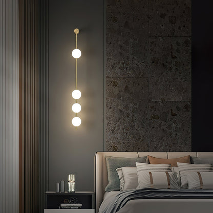 Lampe Murale Élégante avec Décoration Or | Éclairage LED Économique