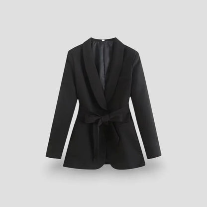 Veste Blazer Ceinturée Femme Chic 1