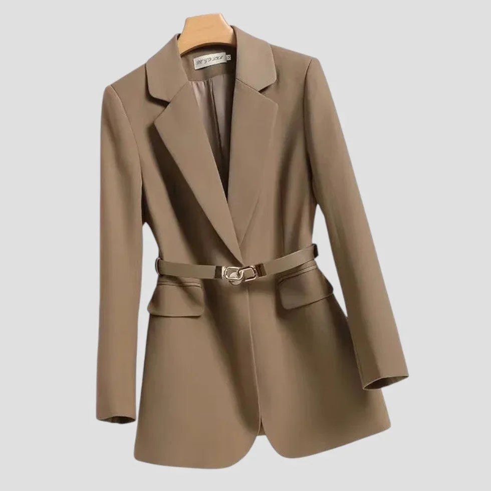 Veste Blazer Femme Ceinturée Chic 1
