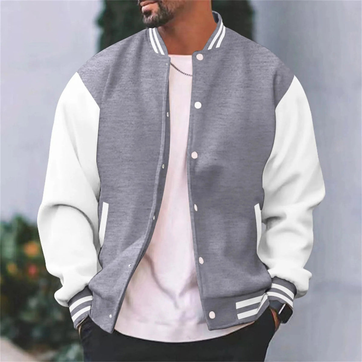 Veste Bombardier pour Hommes Style Varsity 2