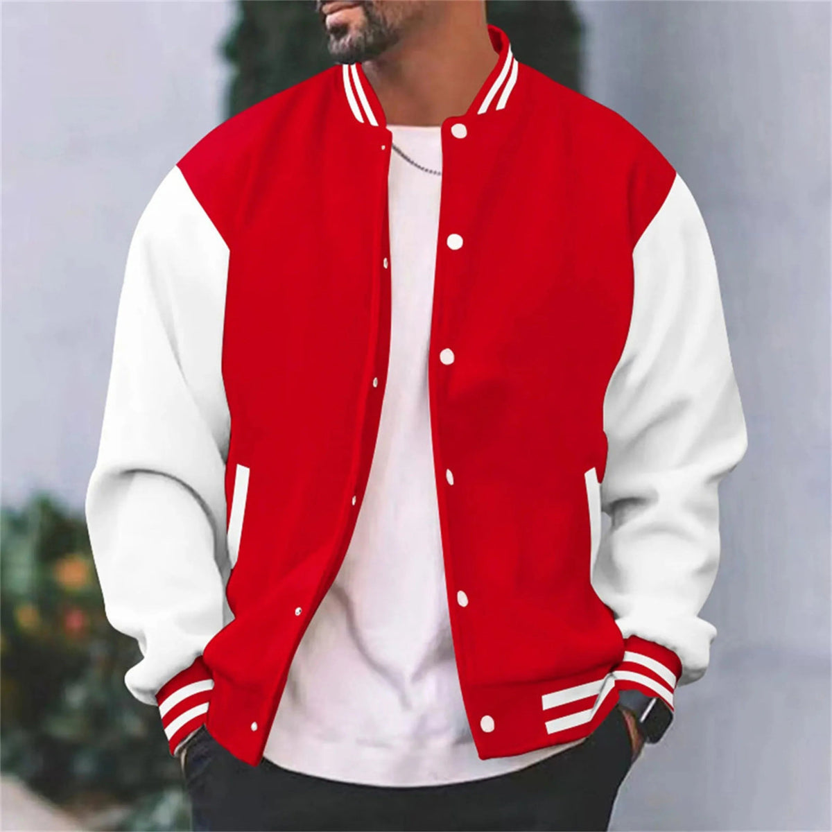 Veste Bombardier pour Hommes Style Varsity 4