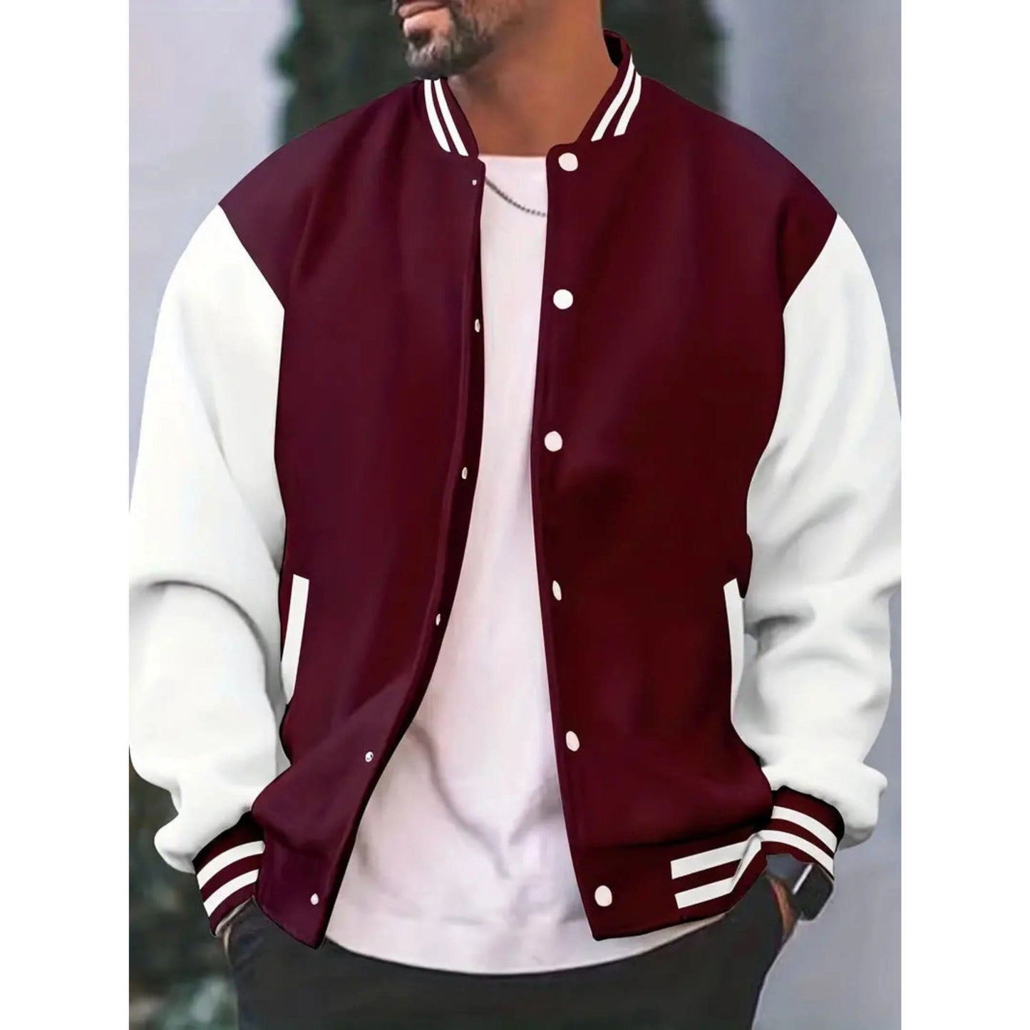 Veste Bombardier pour Hommes Style Varsity 5