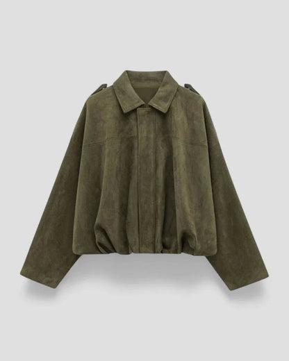 Veste Femme Blouson Aviateur Surdimensionné 1
