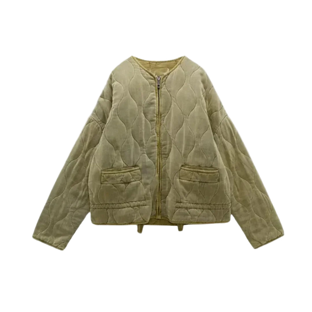 Veste Femme Matelassée Douce Coupe Ajustée - Foivo