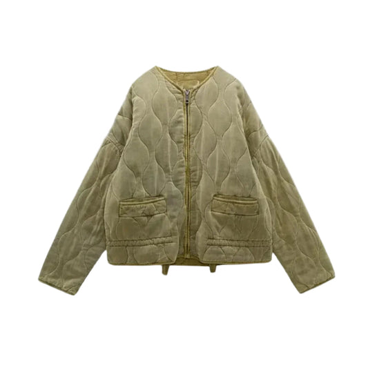 Veste Femme Matelassée Douce Coupe Ajustée - Foivo