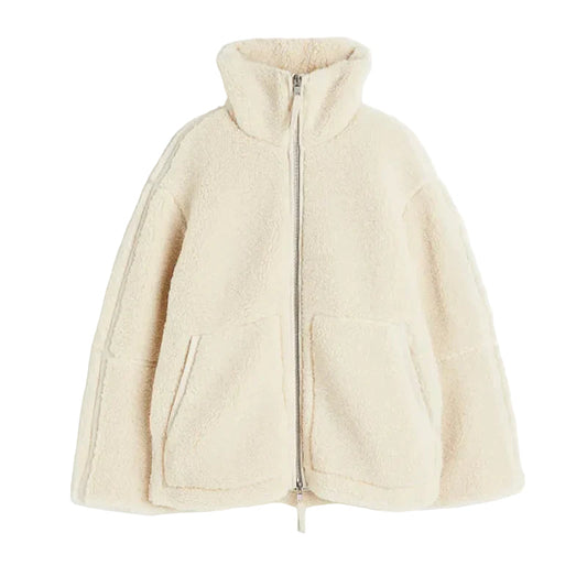 Veste Femme Laine Coupe Oversize - Foivo