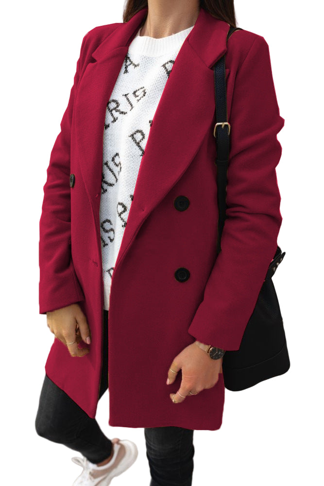Veste Femme Style Scandinave Col Classique Coupe Élégante - Foivo
