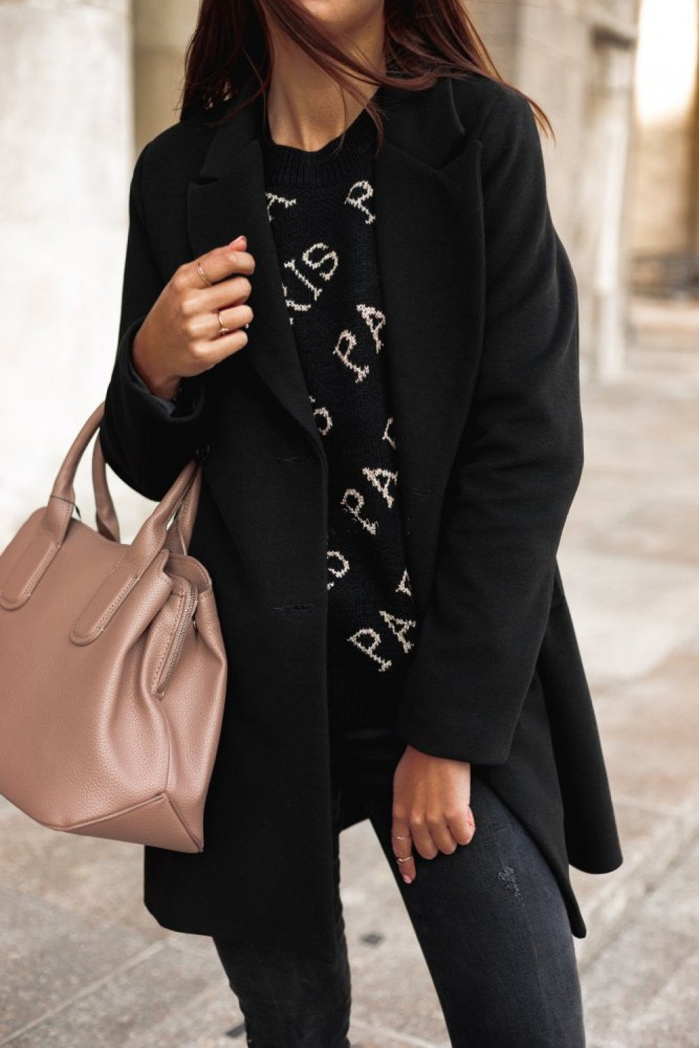 Veste Femme Style Scandinave Élégante avec Col Classique 4