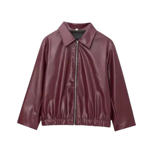 Veste Femme Zippée Col Montant Ajustée - Foivo