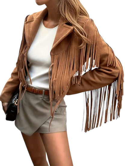 Veste Femme à Franges Chic 3