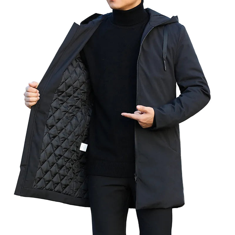Parka Homme Imperméable Coupe Moderne Poches Fonctionnelles - Foivo