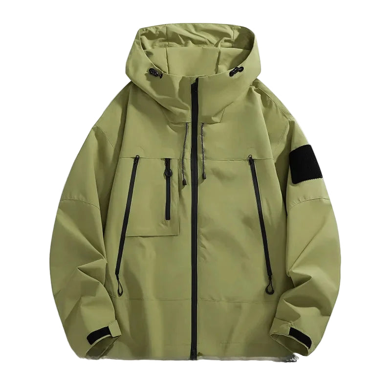 Veste Softshell Homme Avec Capuche Coupe Ajustée - Foivo