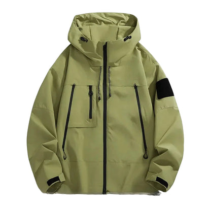 Veste Softshell Homme Avec Capuche Coupe Ajustée - Foivo