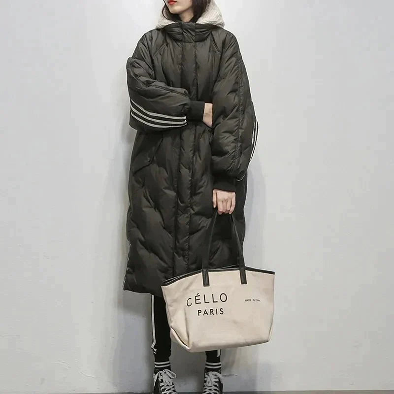 Veste Longue Matelassée Femme Chic 3
