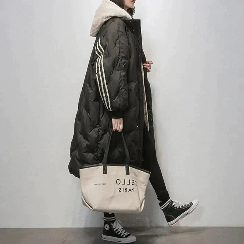 Veste Longue Matelassée Femme Chic 4