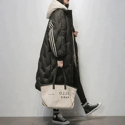 Veste Longue Matelassée Femme Chic 4