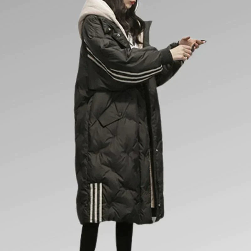 Veste Longue Matelassée Femme Chic 6