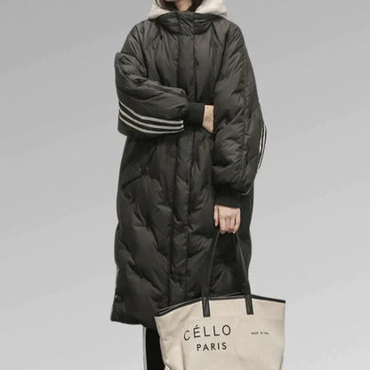Veste Longue Matelassée Femme Chic 7
