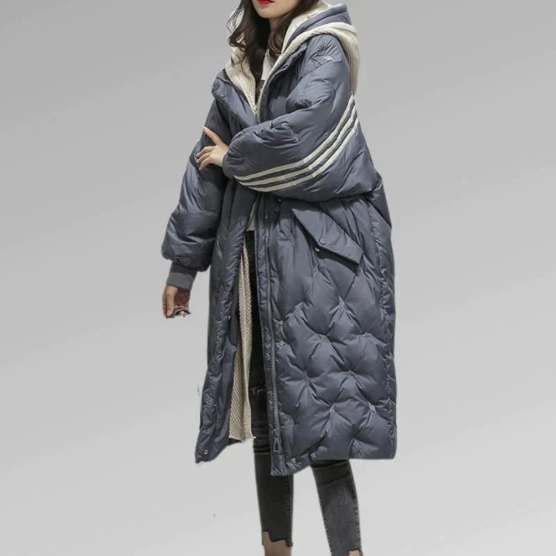 Veste Longue Matelassée Femme Chic 9