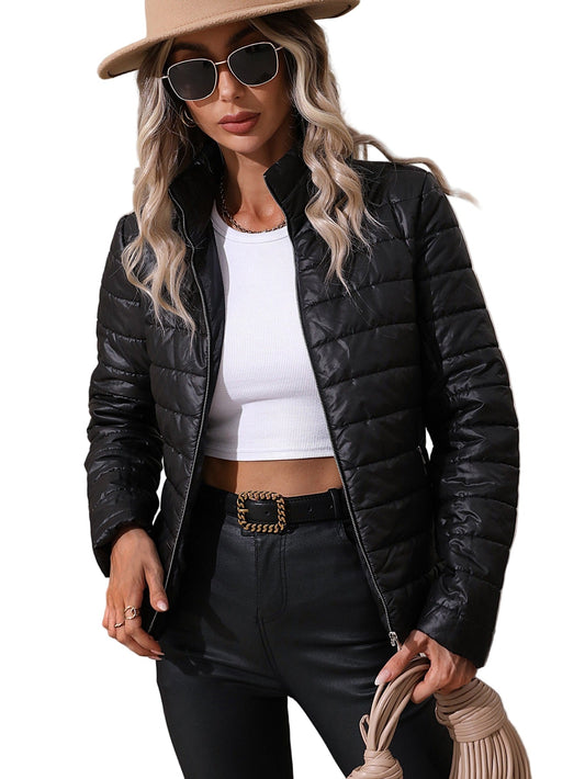 Veste Femme Matelassée Coupe Ajustée - Foivo