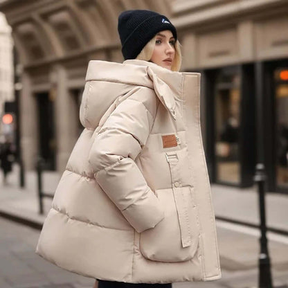 Veste Matelassée Femme à Capuche 1