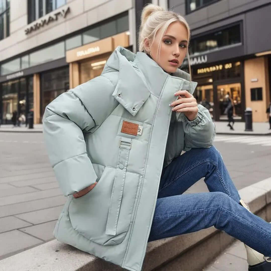 Veste Matelassée Femme à Capuche 3