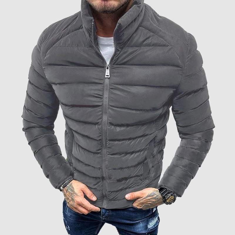 Veste Matelassée Slim pour Hommes Moderne 2