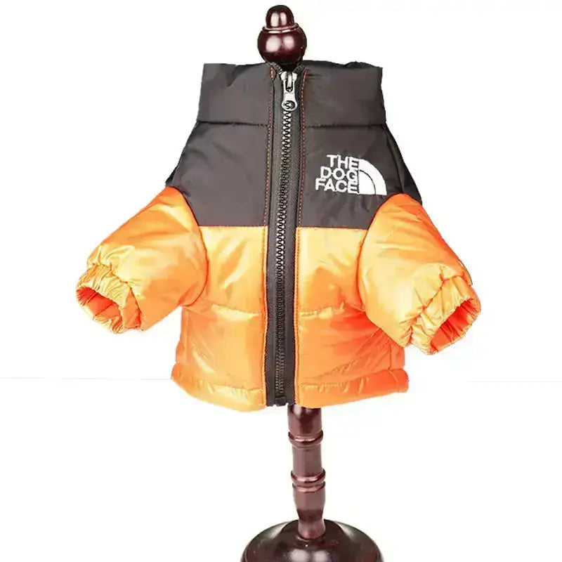 Veste Pour Chien Colorée Hivernale Avec Fermeture Éclair 3