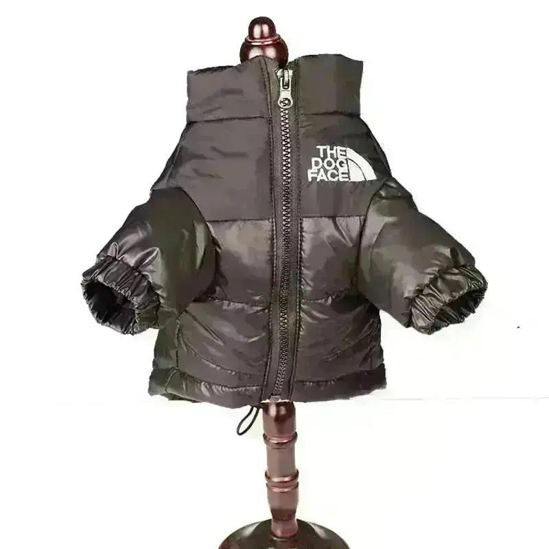 Veste Pour Chien Colorée Hivernale Avec Fermeture Éclair 4
