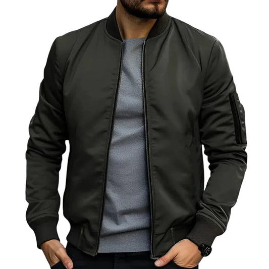 Veste Bomber Homme Légère Coupe Ajustée - Foivo