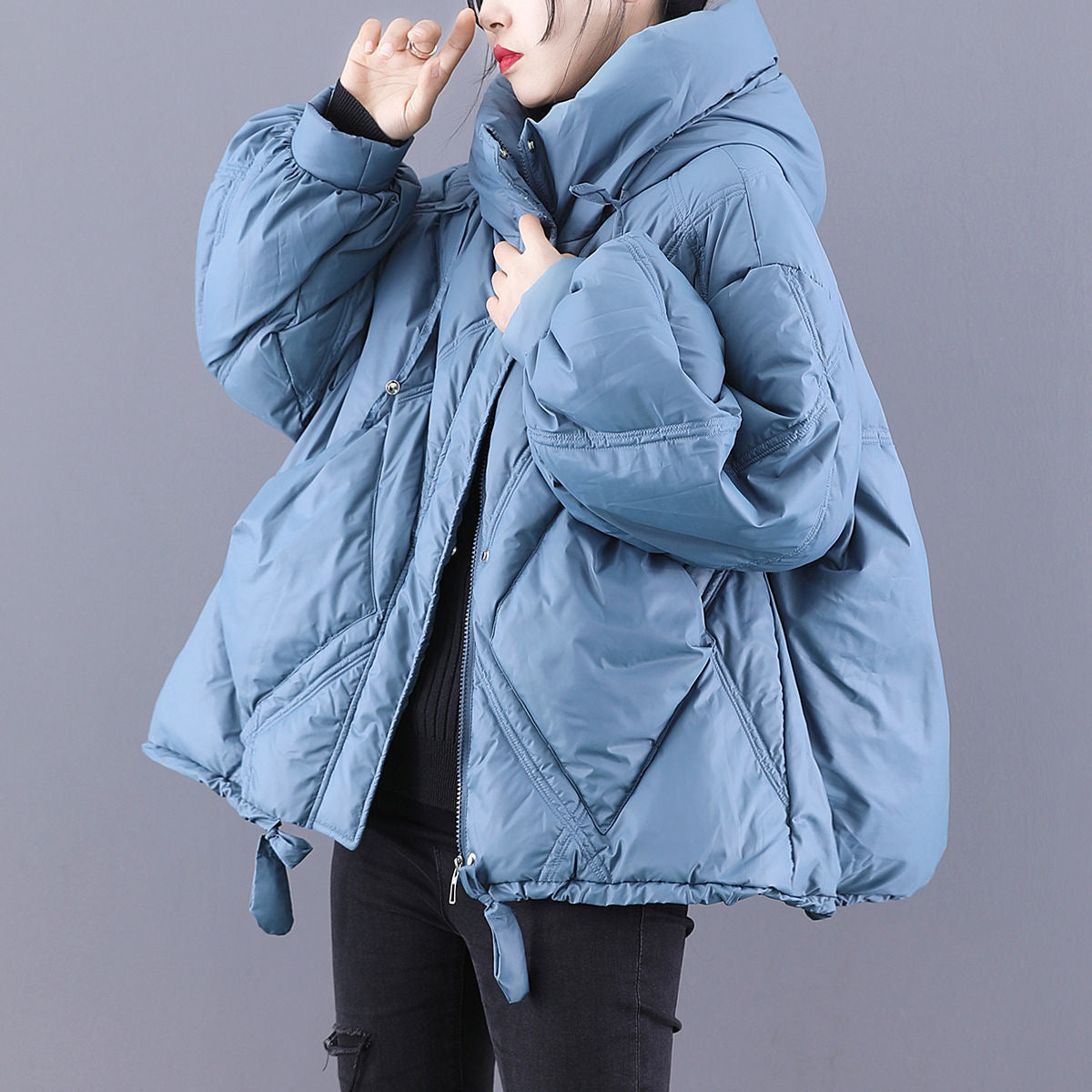 Veste d'Hiver à Capuche pour Femmes 1